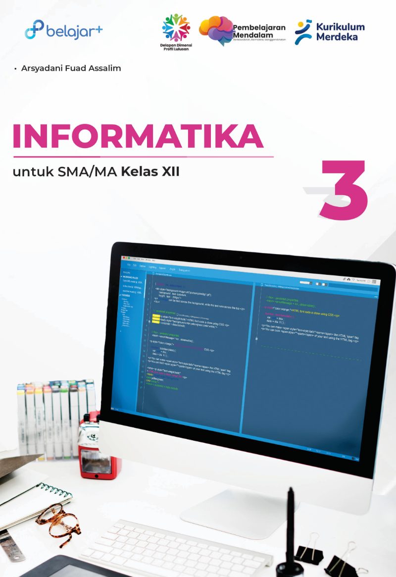 Sampul buku Informatika 12